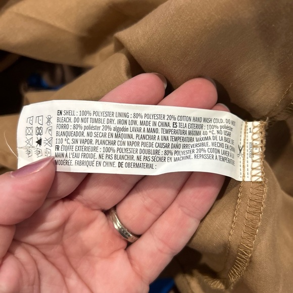 English Factory Striped Collared Midi Dress, size XS. - Picture 8 of 8